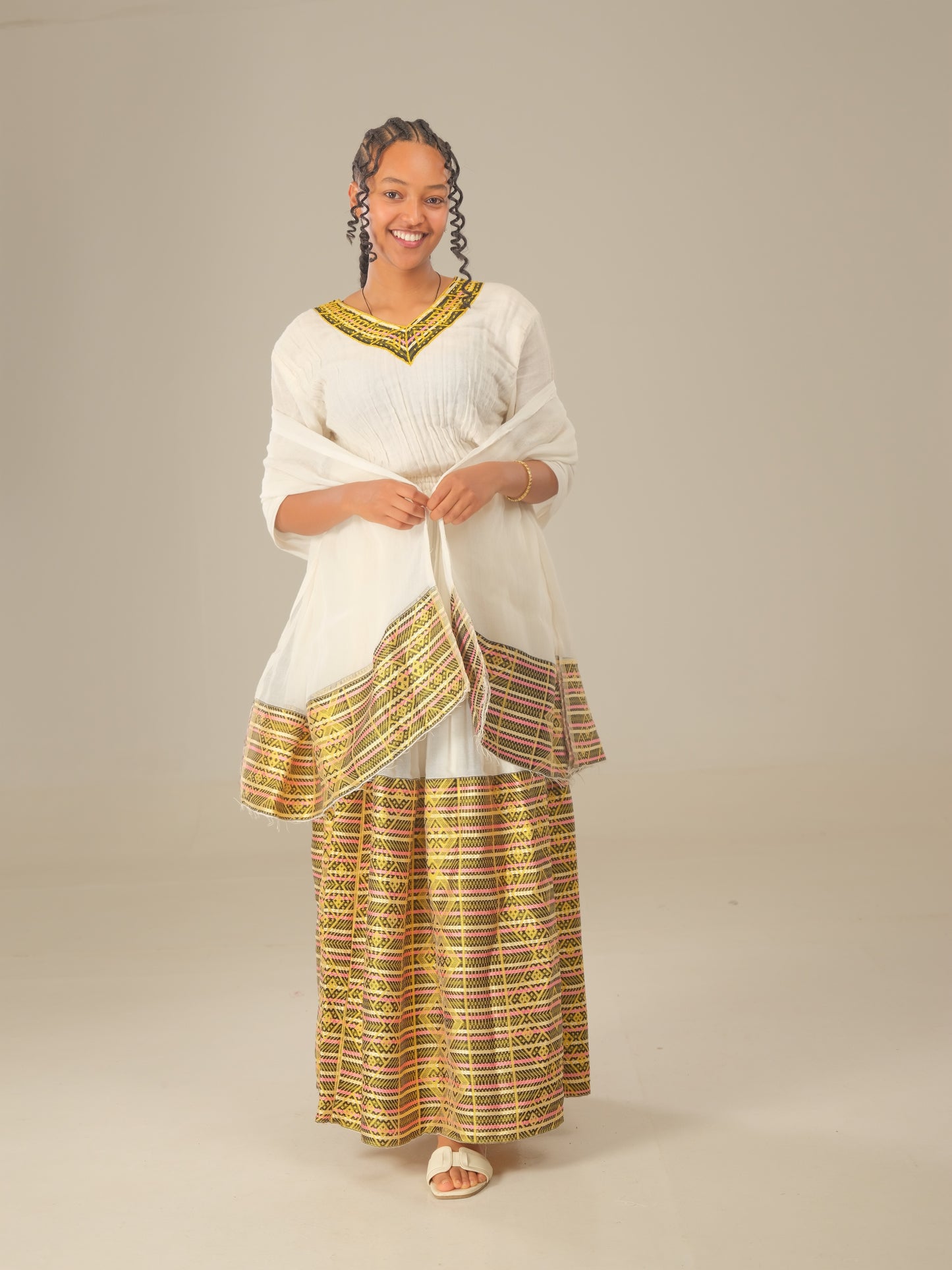 Antique Tibeb Dress | Timeless Ethiopian Luxury