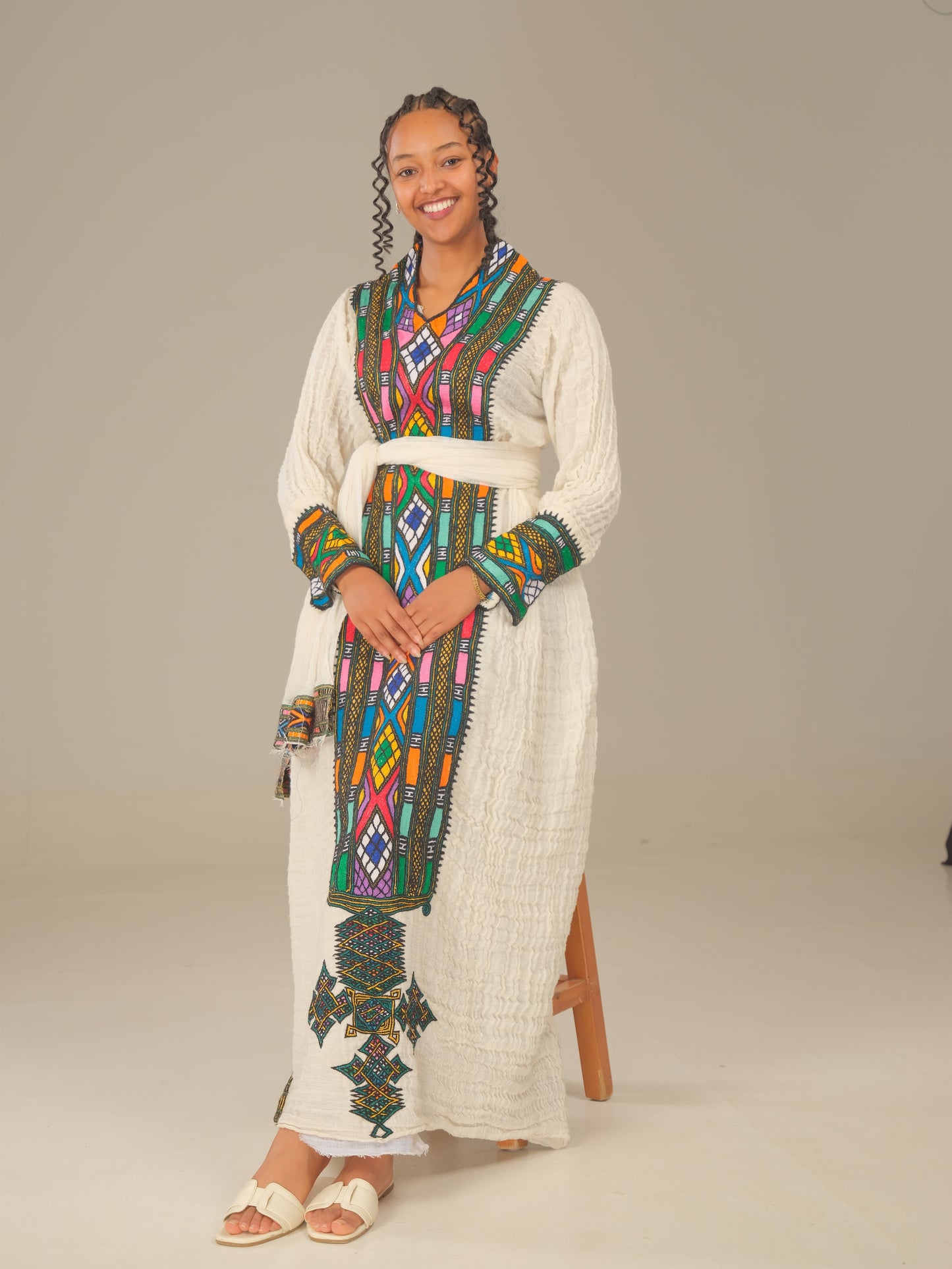 Green Themed Royalty Axum Dress | Ethiopian Elegance & Luxury