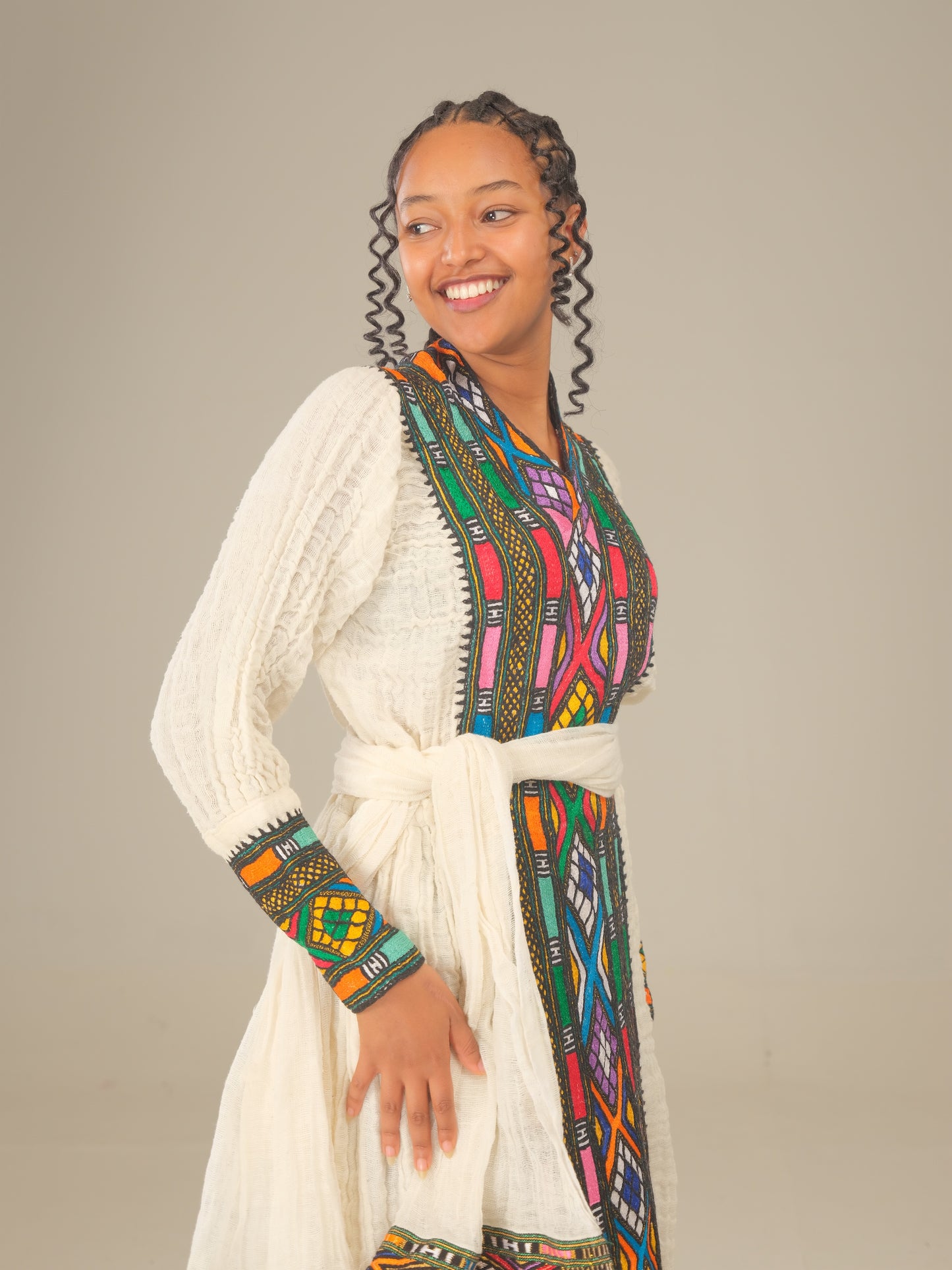 Green Themed Royalty Axum Dress | Ethiopian Elegance & Luxury