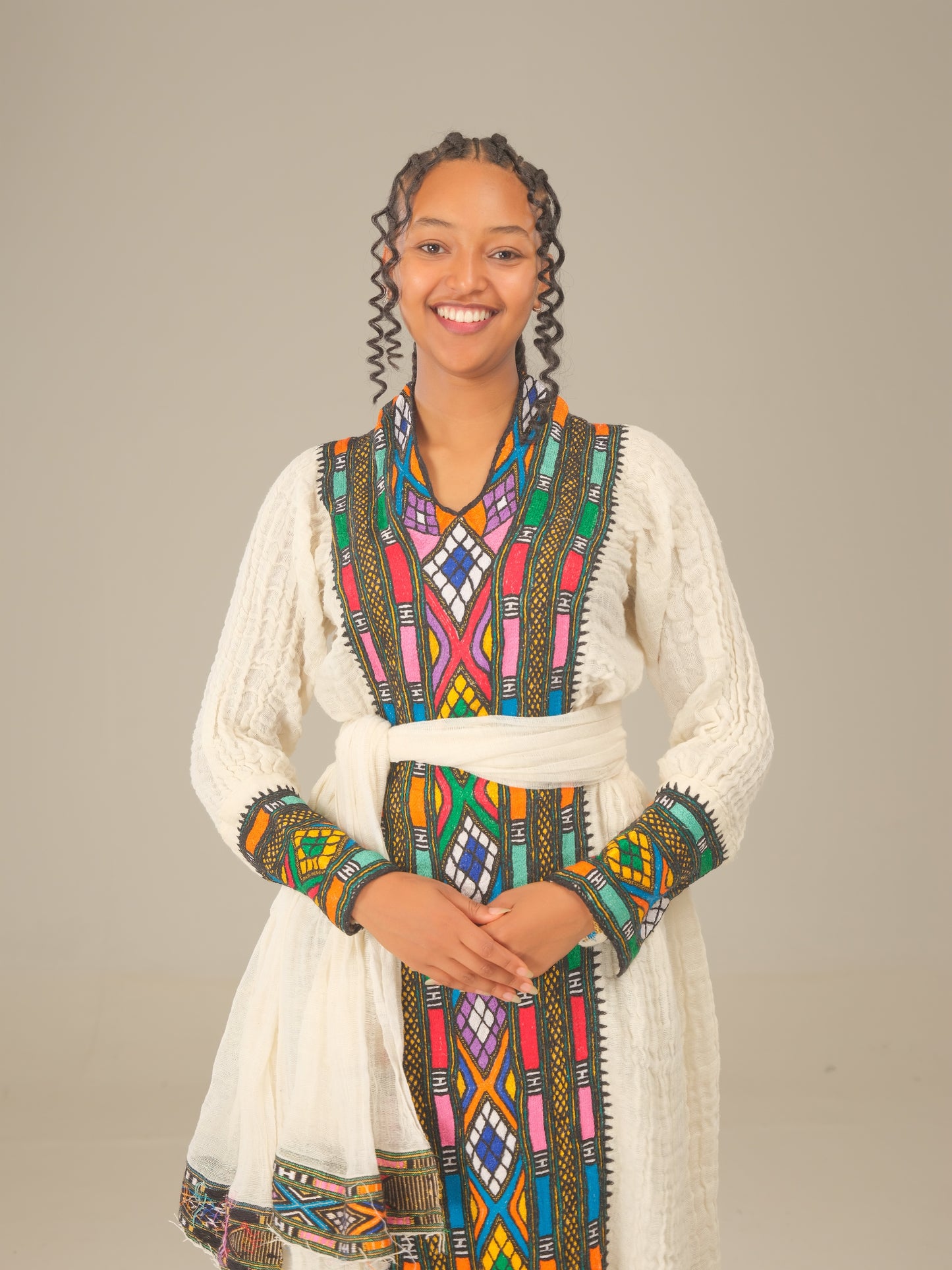 Green Themed Royalty Axum Dress | Ethiopian Elegance & Luxury