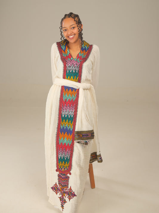 Axum Dress | Timeless Ethiopian Elegance